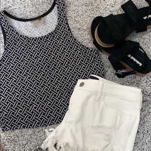 ✨ L.A Hearts cropped tank top